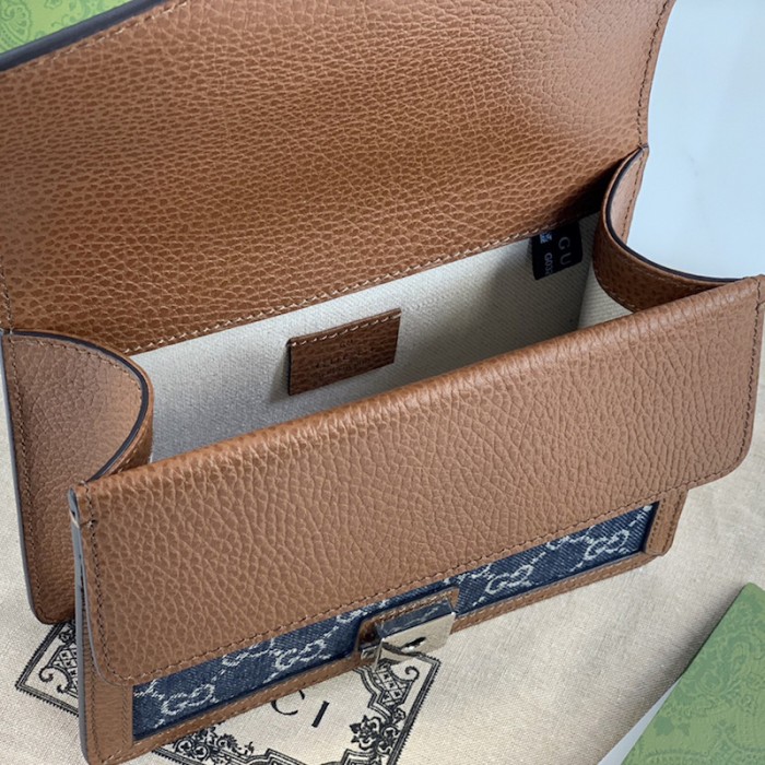 G*u*i denim dionysus mini bag 421970