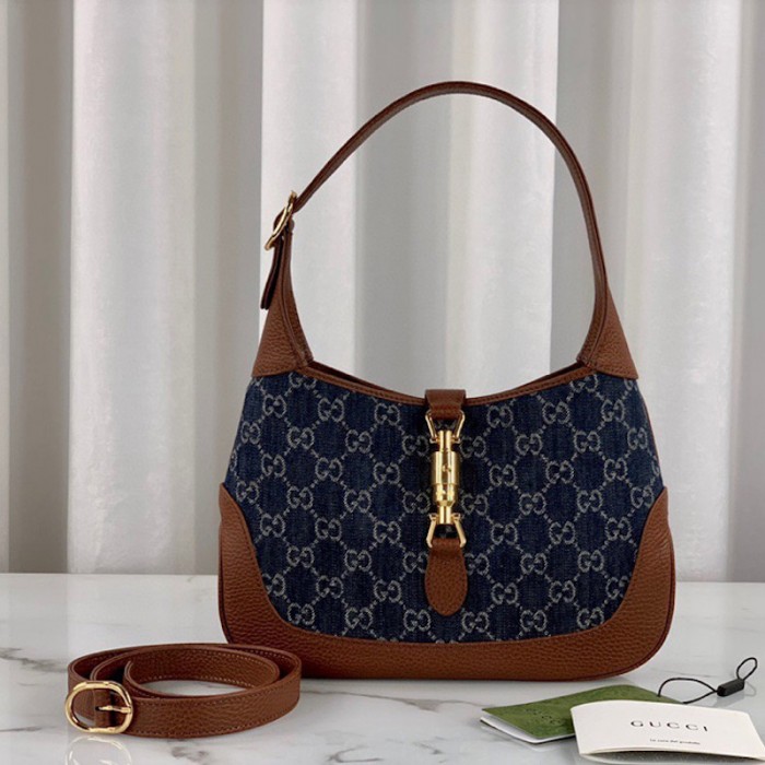 G*u*i denim jackie 1961 small shoulder bag 636706
