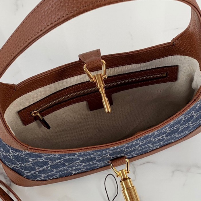 G*u*i denim jackie 1961 small shoulder bag 636706