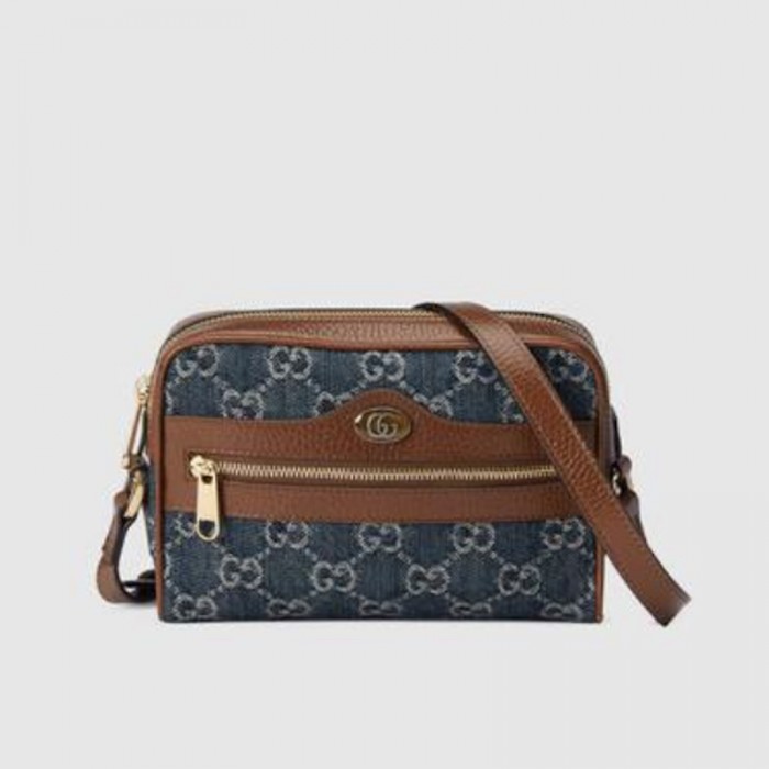 G*u*i denim ophidia gg mini bag 517350