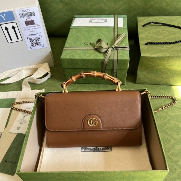 G*u*i diana mini shoulder bag ‎675795 brown