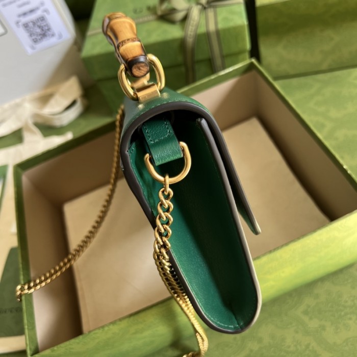 G*u*i diana mini shoulder bag ‎675795 green