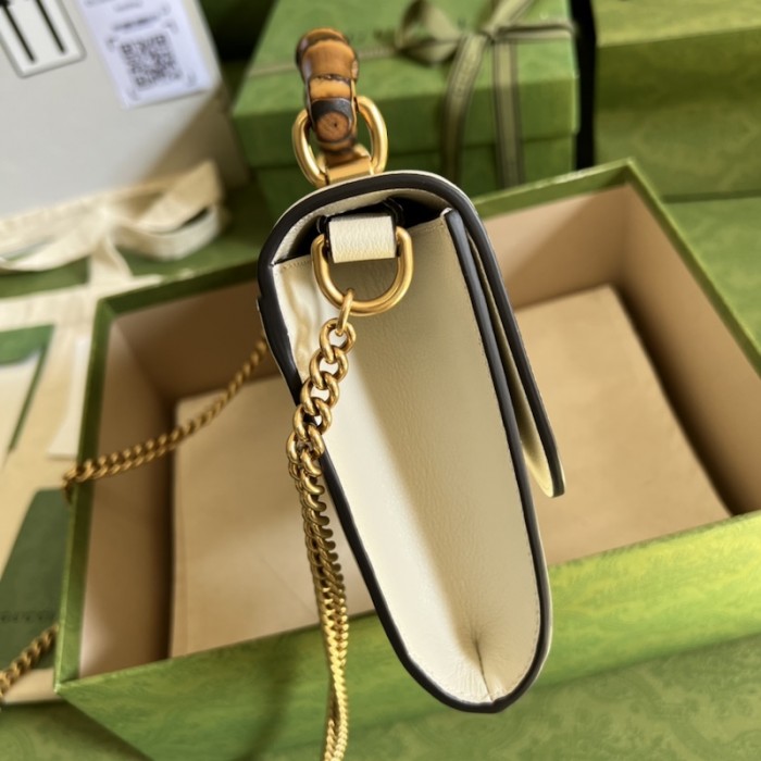 G*u*i diana mini shoulder bag 675795 white