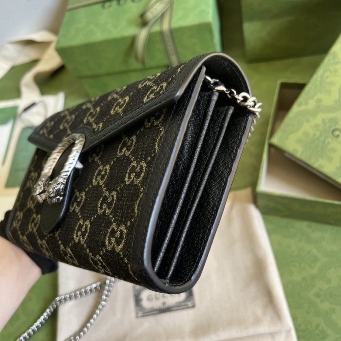 g*u*i dionysus gg Sup*e chain wallet 401231 black