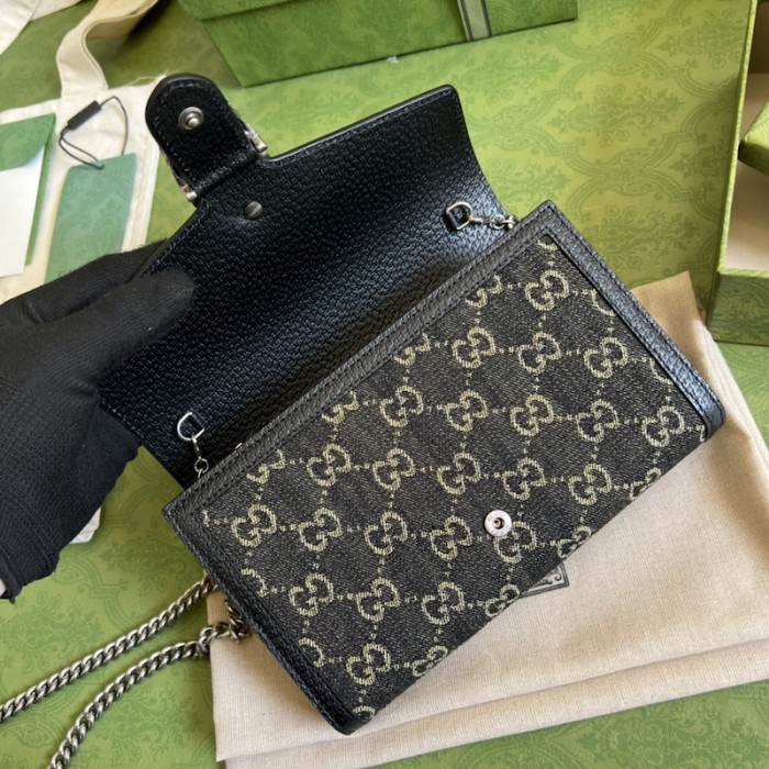g*u*i dionysus gg Sup*e chain wallet 401231 black