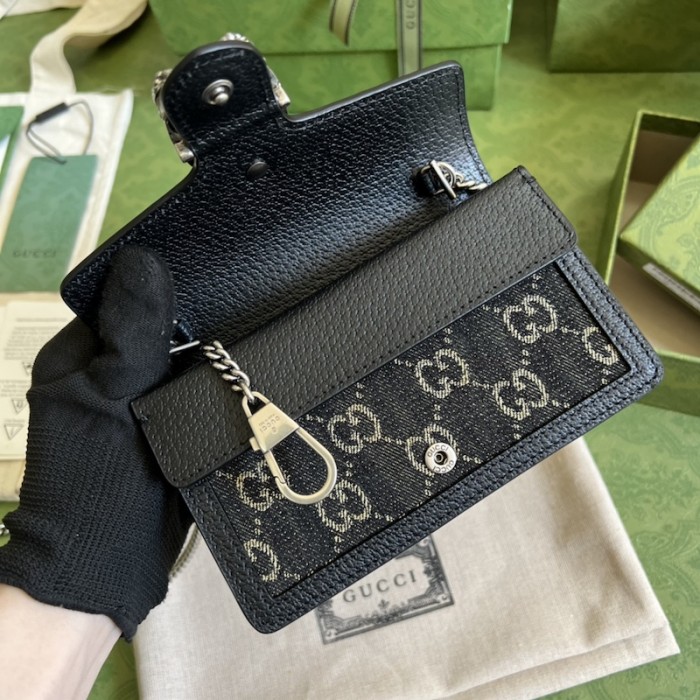 G*u*i dionysus gg super mini bag 476432 black