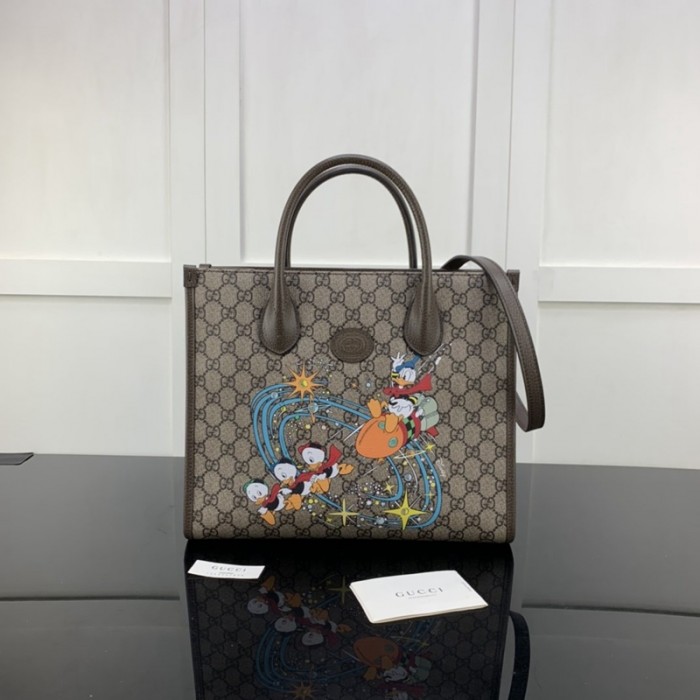 G*u*i donald duck tote bag ‎648134