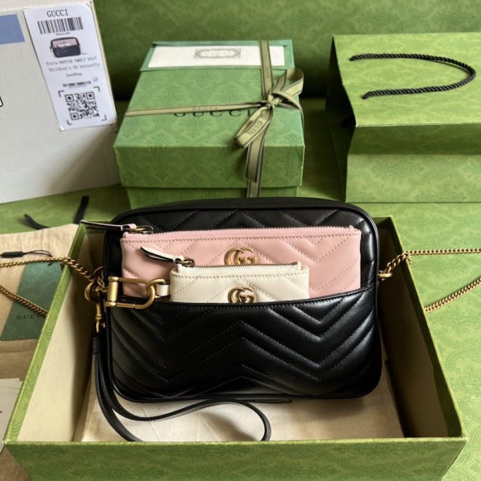 G*u*i double g multi-use mini bag black ‎699758