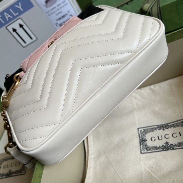 G*u*i double g multi-use mini bag white 699758