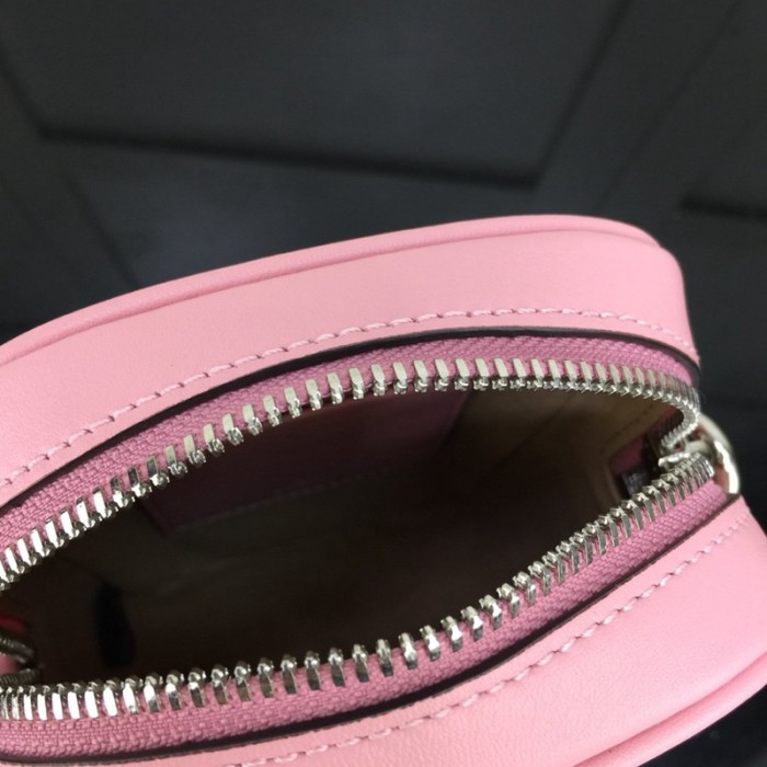 G*u*i gg marmont matelassé mini bag pink
