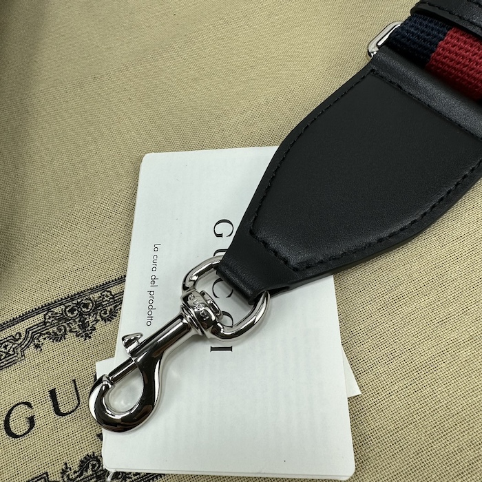 g*u*i gg black Sup*e canvas gg crossbody bag ‎771164