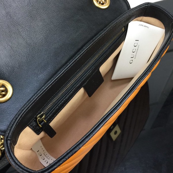 G*u*i gg marmont small matelassé shoulder bag tan
