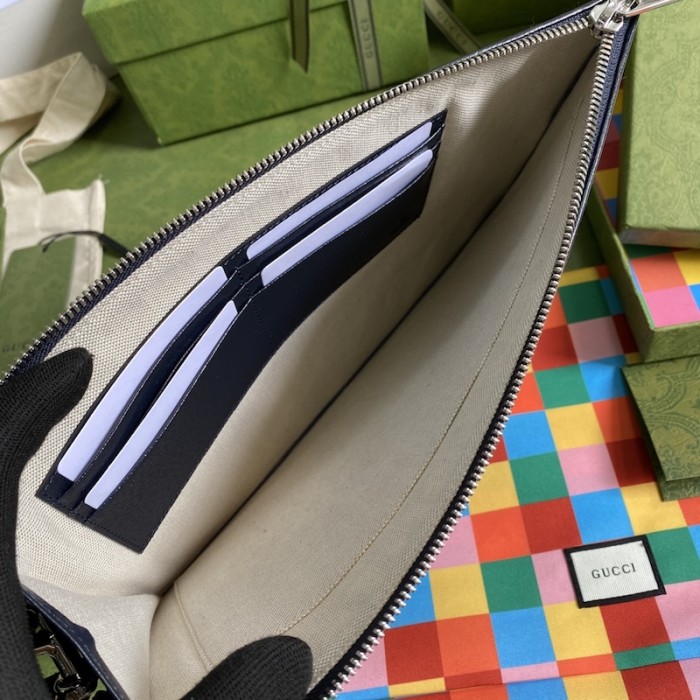 G*u*i gg multicolour pouch green 657581