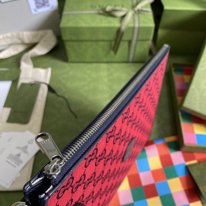 G*u*i gg multicolour pouch red 657581