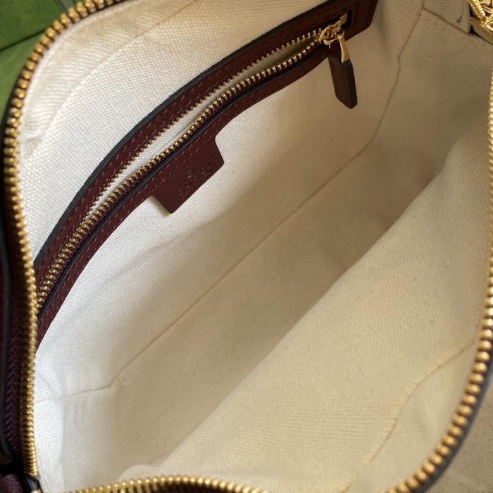 G*u*i horsebit 1955 small bag burgundy gg canvas