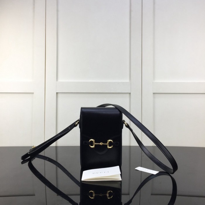 G*u*i horsebit 1955 mini bag black