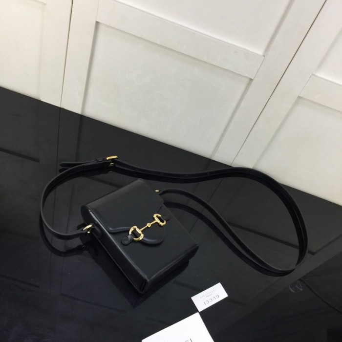 G*u*i horsebit 1955 mini bag black