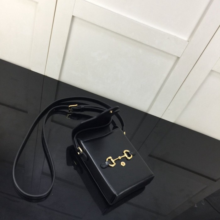 G*u*i horsebit 1955 mini bag black