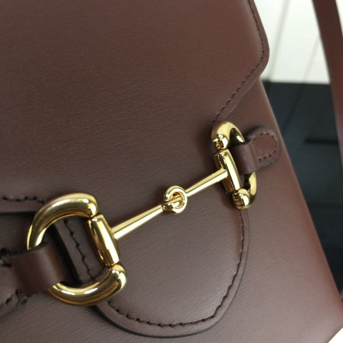 G*u*i horsebit 1955 mini bag brown