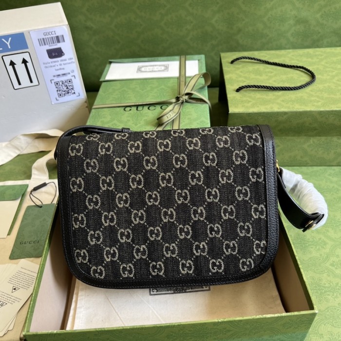 G*u*i horsebit 1955 shoulder bag 602204 black