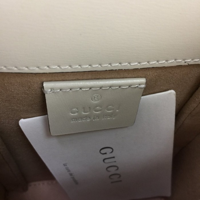 G*u*i horsebit 1955 mini bag white
