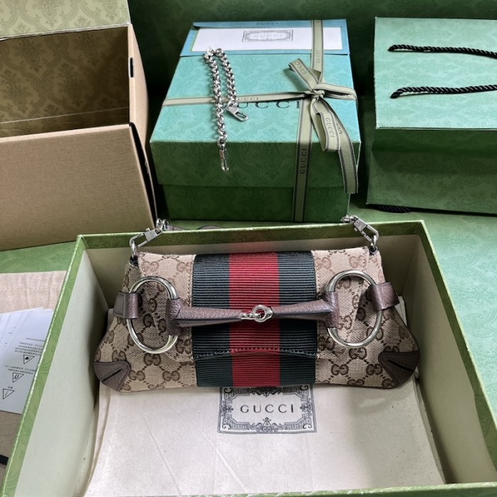 G*u*i horsebit chain small shoulder bag 764339