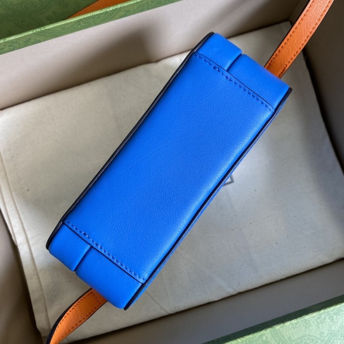G*u*i interlocking g mini bag blue 658230
