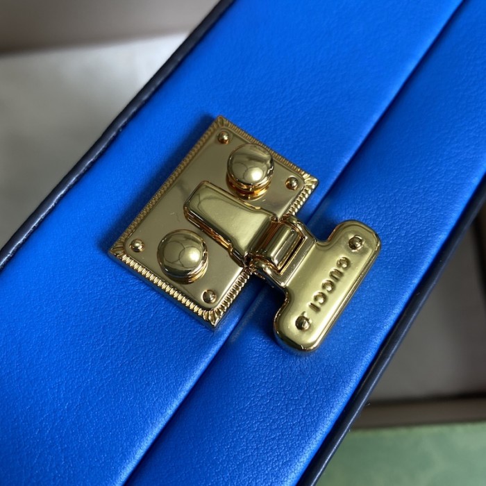 G*u*i interlocking g mini bag blue 658230