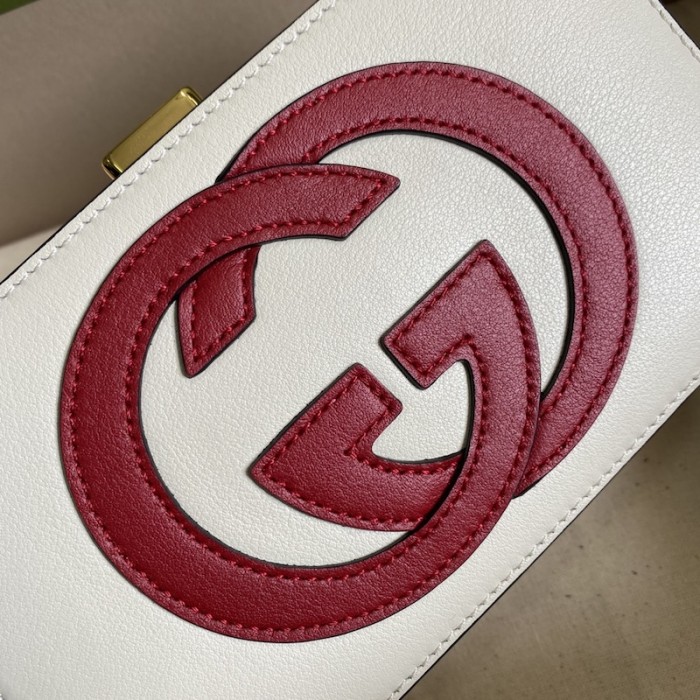 G*u*i interlocking g mini bag white 658230