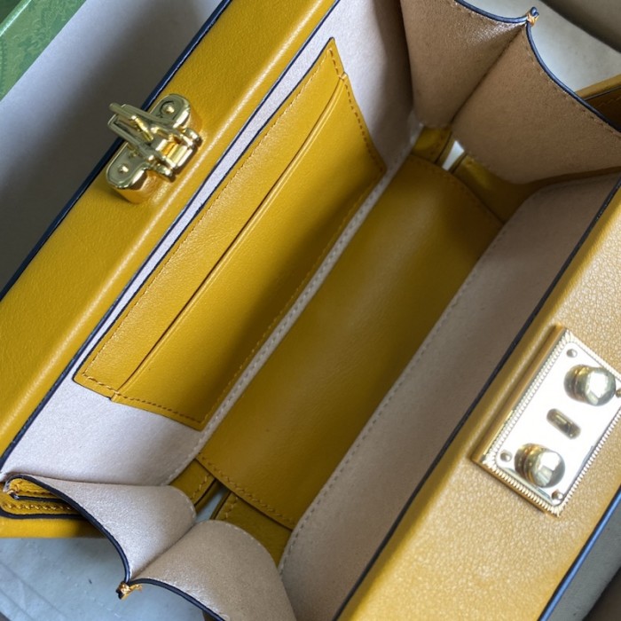 G*u*i interlocking g mini bag yellow 658230