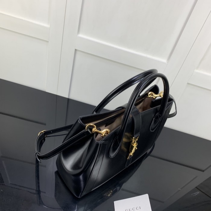 G*u*i jackie 1961 medium tote bag 649016 black