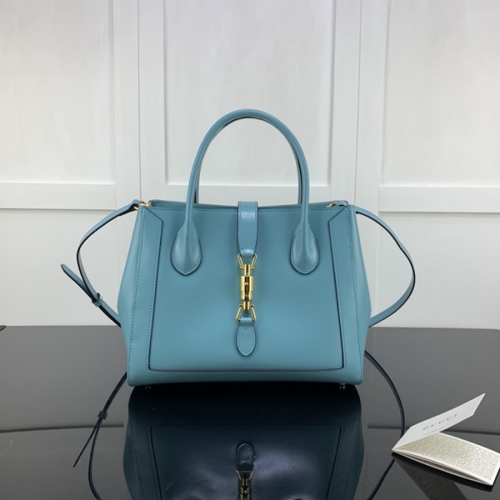G*u*i jackie 1961 medium tote bag 649016 blue