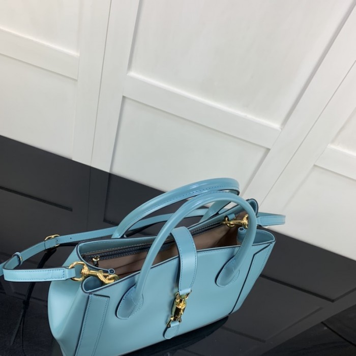 G*u*i jackie 1961 medium tote bag 649016 blue