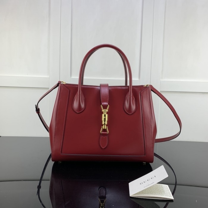 G*u*i jackie 1961 medium tote bag 649016 red