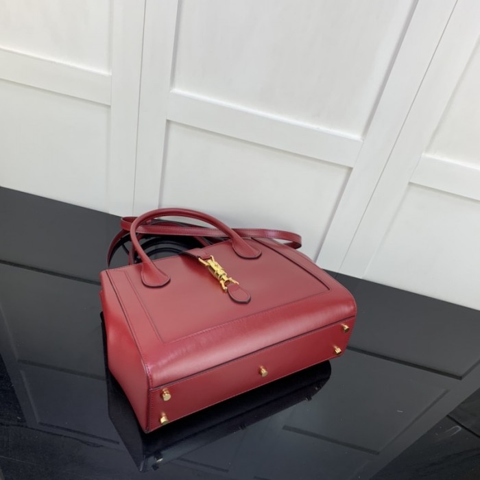 G*u*i jackie 1961 medium tote bag 649016 red