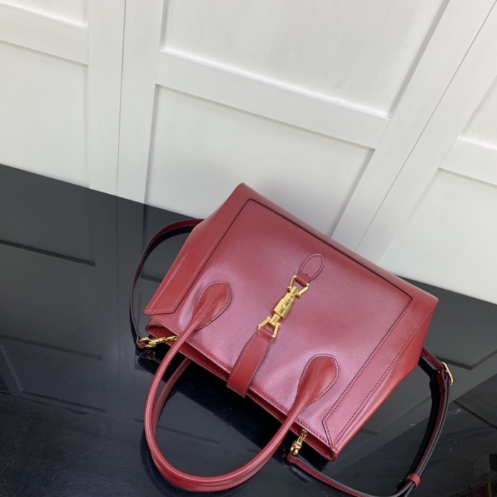 G*u*i jackie 1961 medium tote bag 649016 red