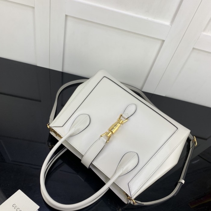 G*u*i jackie 1961 medium tote bag 649016 white