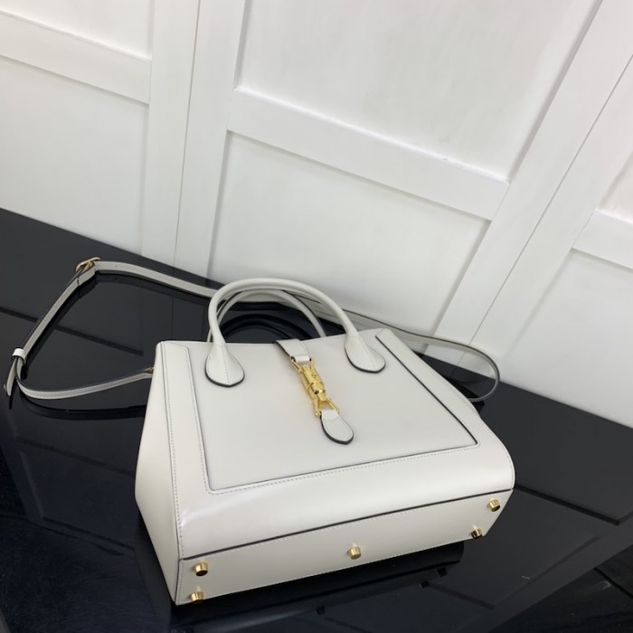 G*u*i jackie 1961 medium tote bag 649016 white