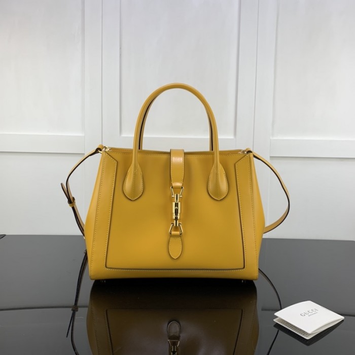 G*u*i jackie 1961 medium tote bag 649016 yellow