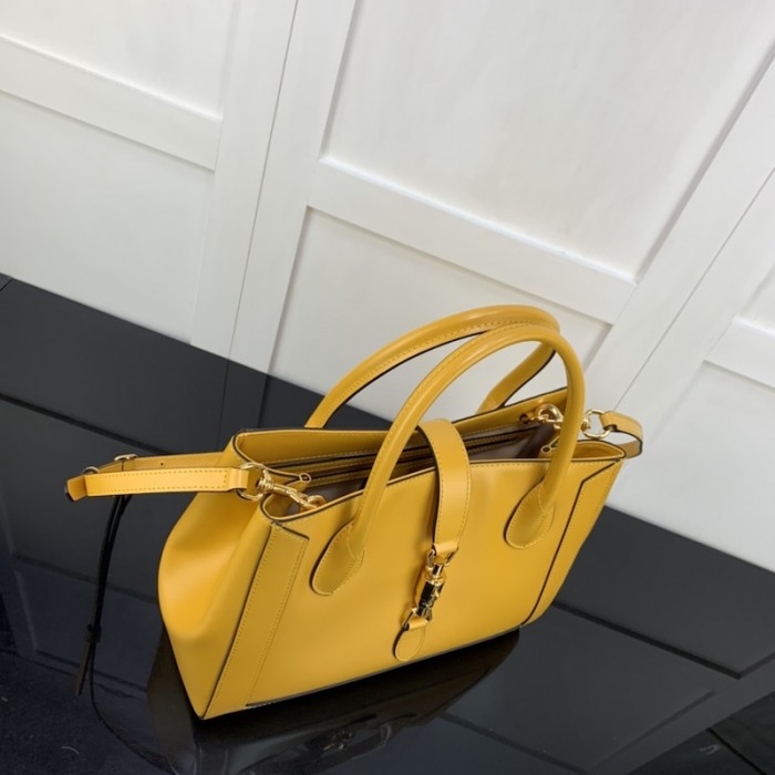 G*u*i jackie 1961 medium tote bag 649016 yellow