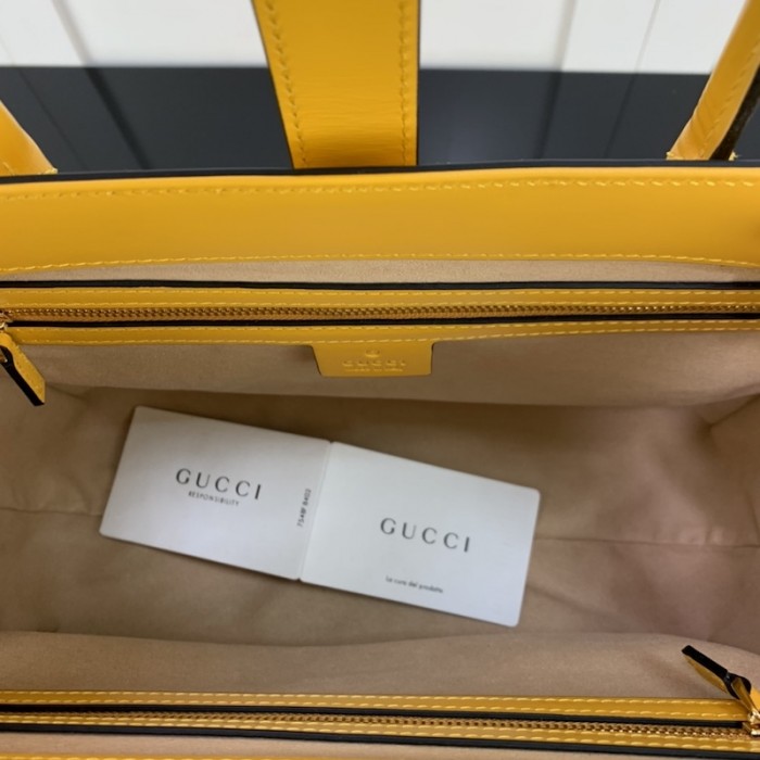 G*u*i jackie 1961 medium tote bag 649016 yellow