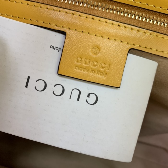 G*u*i jackie 1961 medium tote bag 649016 yellow