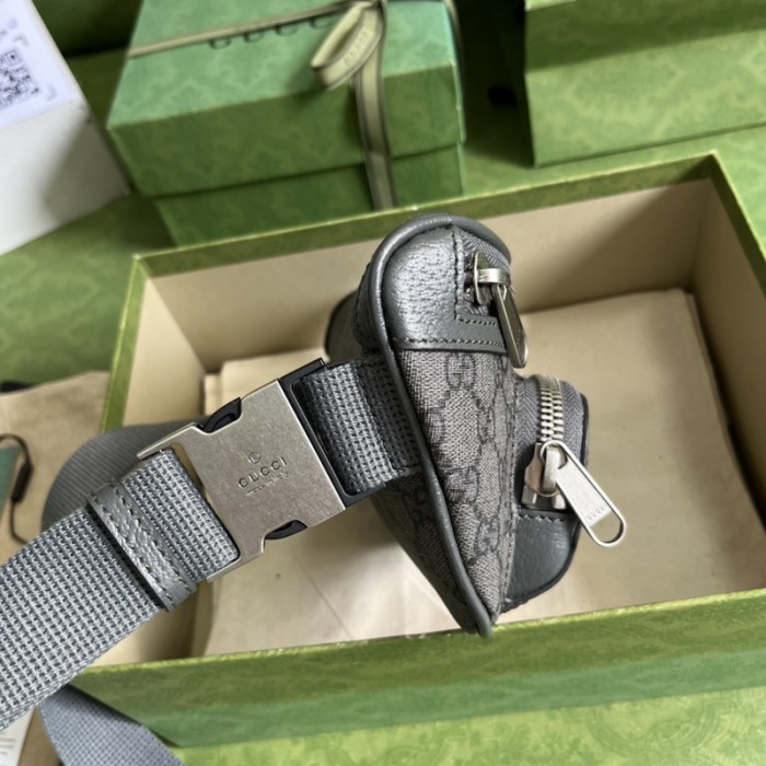 G*u*i ophidia belt bag 733868 grey