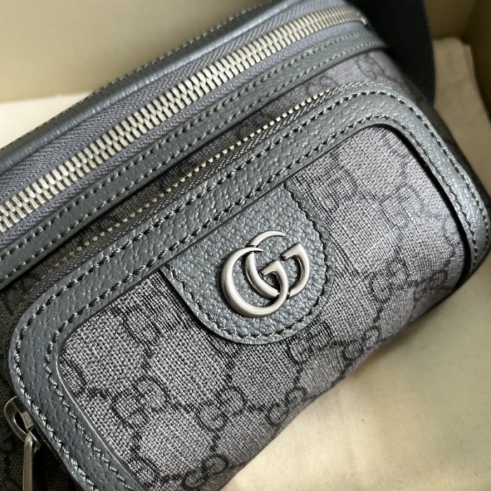 G*u*i ophidia belt bag 733868 grey