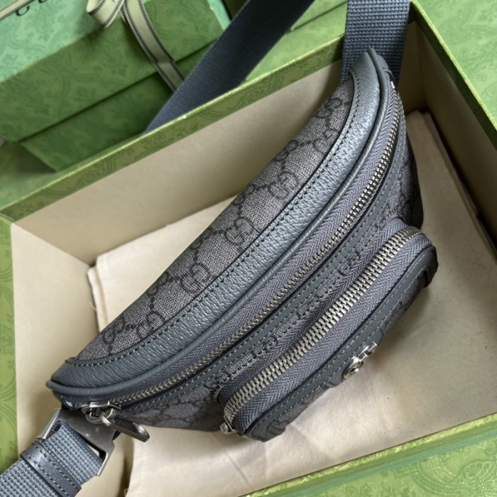 G*u*i ophidia belt bag 733868 grey