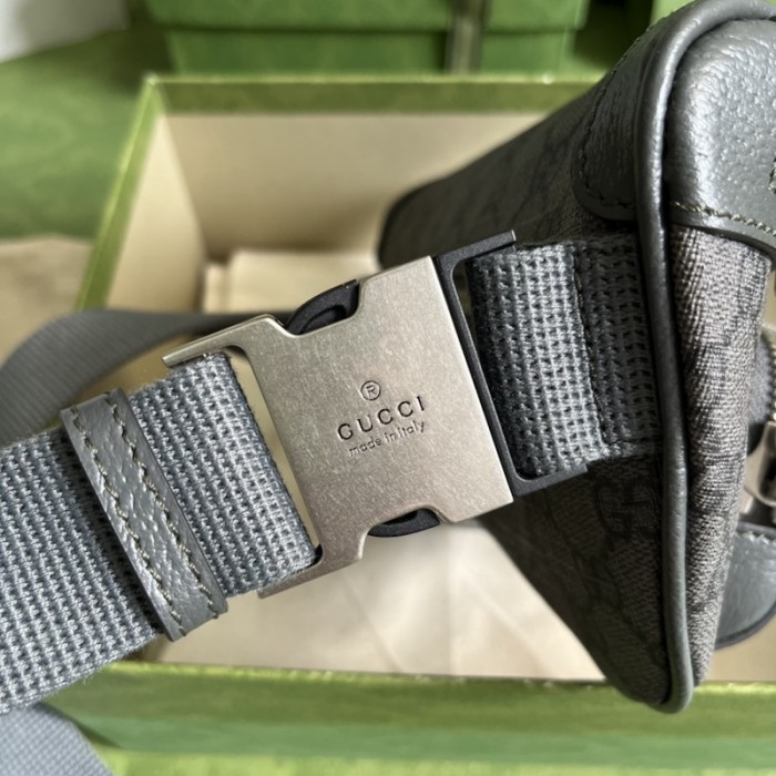 G*u*i ophidia belt bag 733868 grey