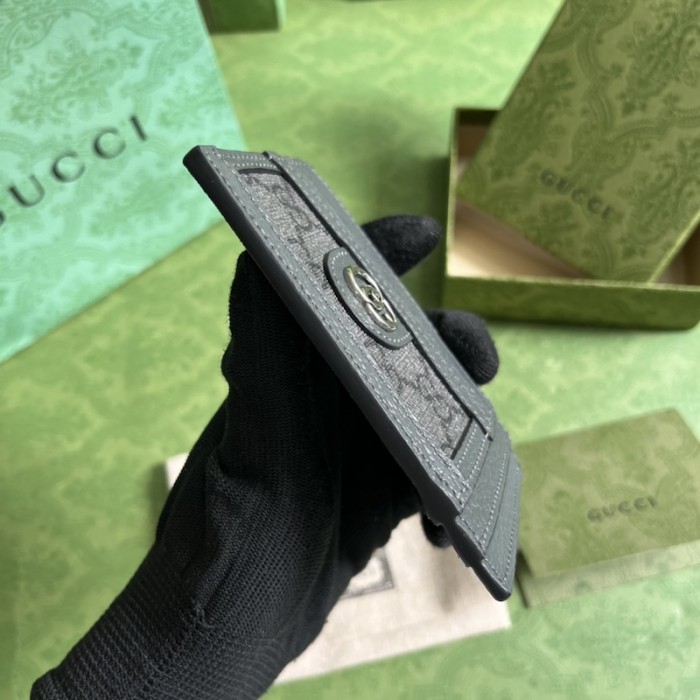 G*u*i ophidia card case 732018 grey