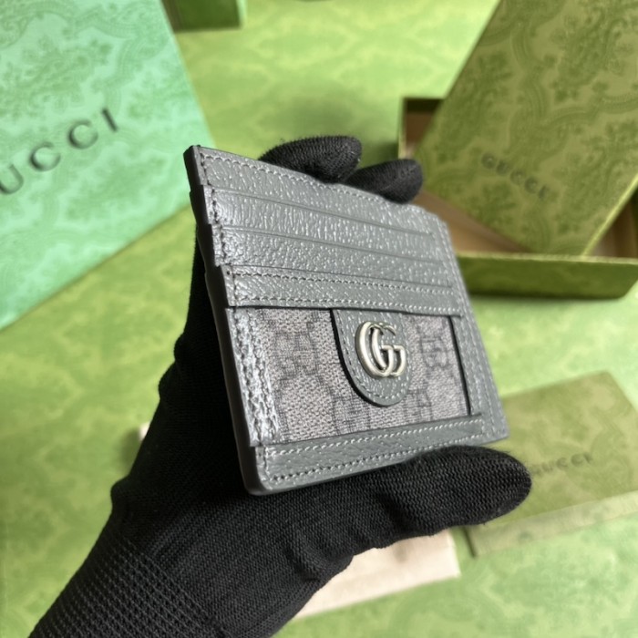 G*u*i ophidia card case 732018 grey