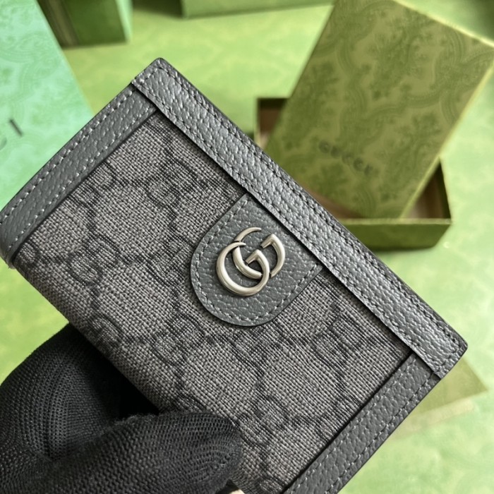 G*u*i ophidia card case 734943 grey