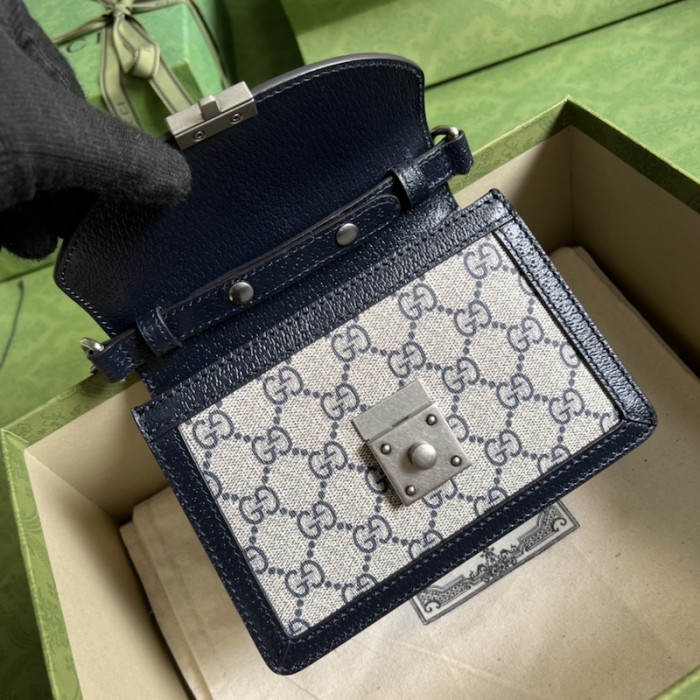 G*u*i ophidia gg mini shoulder bag 696180 blue